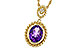 L320-54397: NECKLACE 1.38 AMETHYST 1.40 TGW (9x7MM AMY)