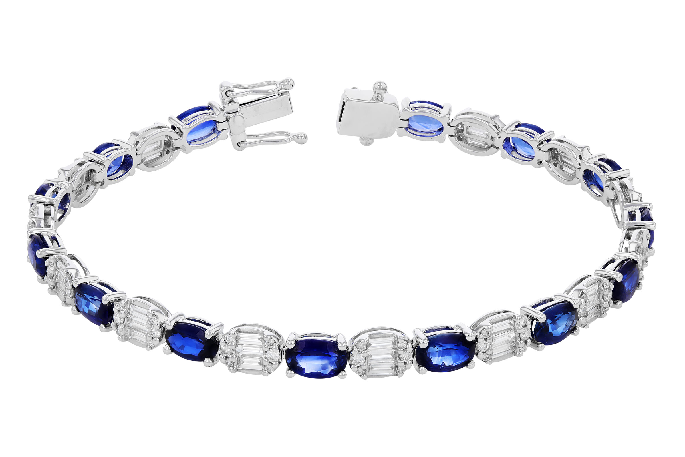 L321-38088: BRACELET 7.28 TW SAPPHIRE 8.98 TGW (7")