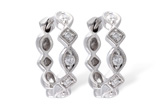 M046-82551: EARRINGS .22 TW