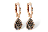 M232-35297: EARR .48 BROWN DIA .93 TW