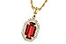 M235-97151: NECK 1.66 GARNET 1.75 TGW