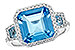 M235-98960: LDS RG 4.40 TW BLUE TOPAZ 4.60 TGW