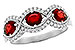 M318-68060: LDS WED RG 1.10 TW RUBY 1.35 TGW (6x4MM RUBY)