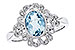 M319-57151: LDS RG .98 AQUA 1.14 TGW (8x6MM AQ)