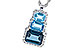 M319-58079: NECK 2.48 TW BLUE TOPAZ 2.64 TGW