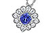 M319-58088: NECK .98 TANZANITE 1.24 TGW (6MM TANZ)