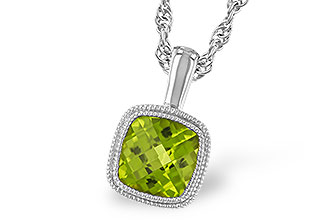 M319-60815: NECKLACE .95 CT PERIDOT