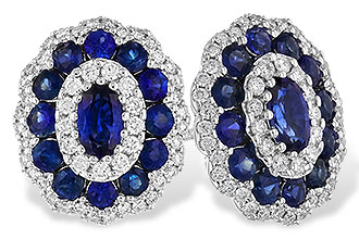 M319-63533: EARR 1.77 TW SAPPHIRE 2.24 TGW (5x3MM SAPP)