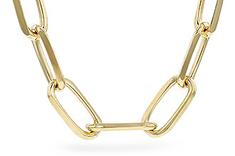 M320-46188: PAPERCLIP XL (7IN, 5.2MM, 14KT, LOBSTER CLASP)