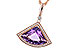 M320-48015: NECKLACE 2.80 AMETHYST 2.97 TGW
