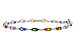 M320-48079: BRACELET 4.76 MULTI-COLOR SAPPH 5.08 TGW (7")