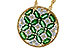 M320-48088: NECK 1.02 EMERALD TW 1.32 TGW