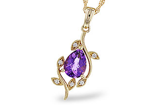 M320-48960: NECKLACE .88 AMETHYST .93 TGW (8x6MM AMY)