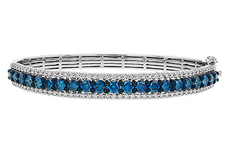 M320-50788: BANGLE 4.05 BLUE DIAS 5.50 TW
