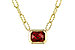 M320-51706: NECKLACE 1.45 GARNET (18")